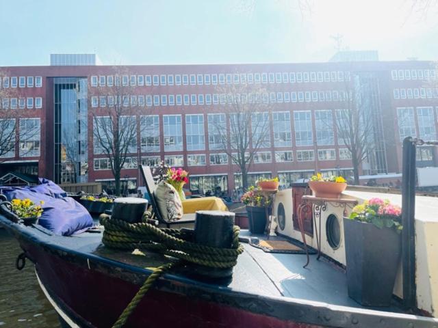 Romantic Houseboat Amsterdam Extérieur photo